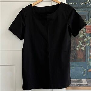 Dudley Stephens Black Short Sleeve Top